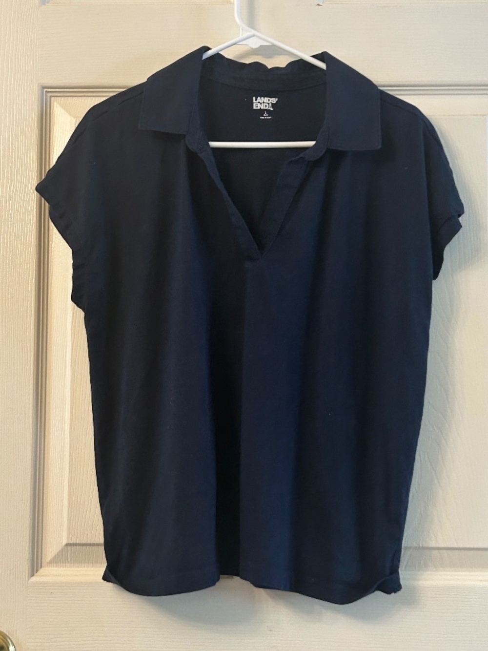 Lands End Shirt, Size L, Navy